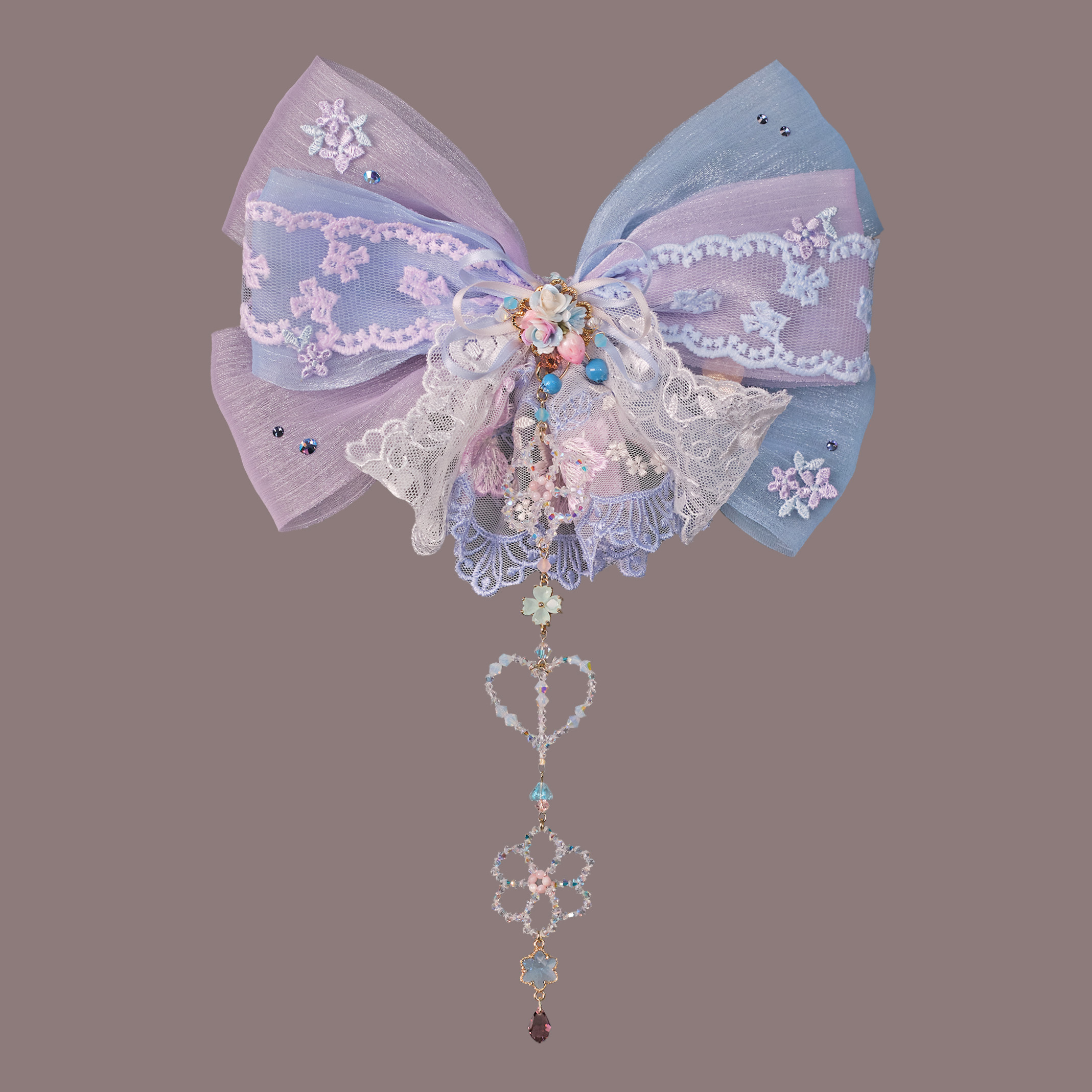 Dusk to Dawn Nebula Maxi Bow 3 Ways Hair Clip