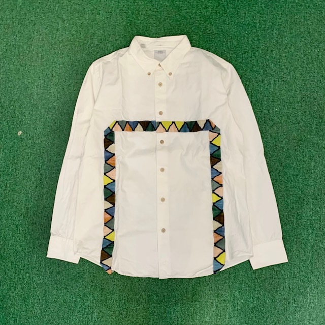 VISVIM V+V 5 NATION MAYAN LUNGTA B.D SHIRT L/S - WHITE SIZE 2 IN STOCK NOW (現貨發售中)