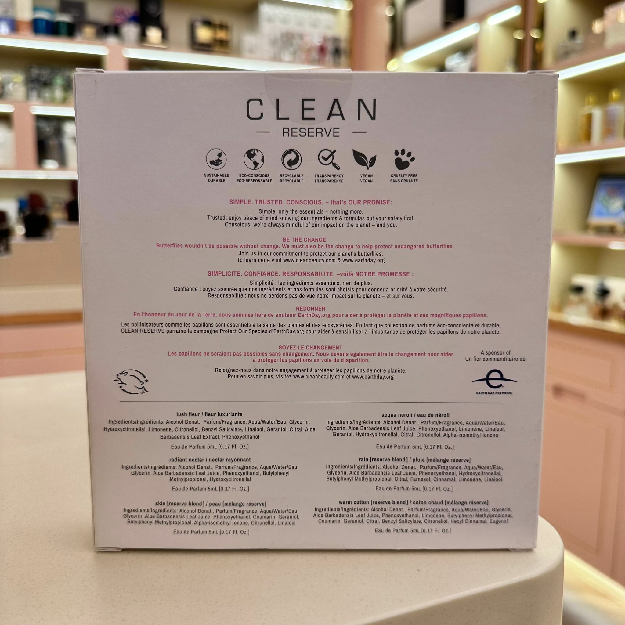 Clean Reserve EDP 6 x 5ml Travel Set 克霖香水試用套裝 銀蓋