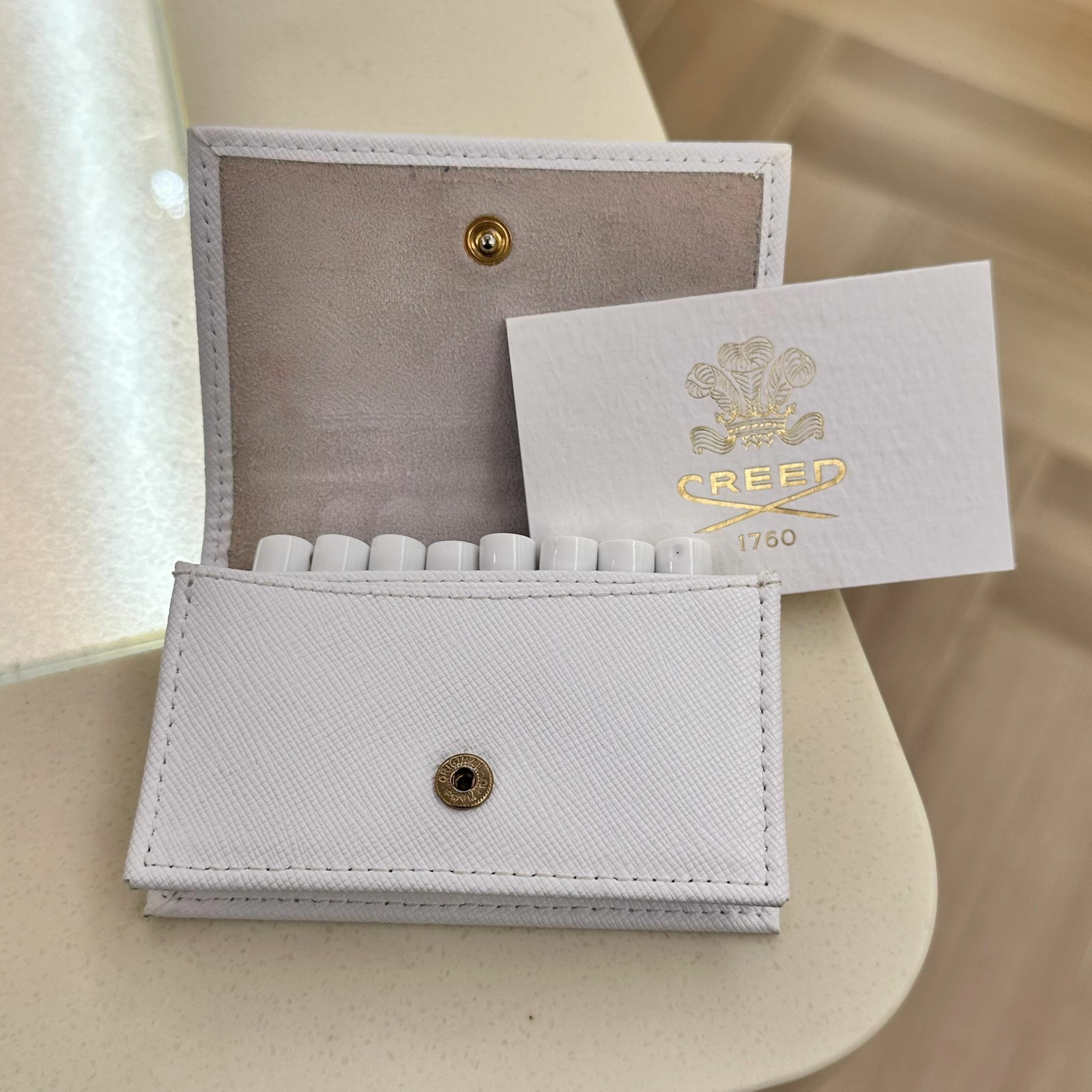 Creed Leather Wallet 8 x1.7ml Vial Set 克雷德-信仰 散紙包香水試用套裝