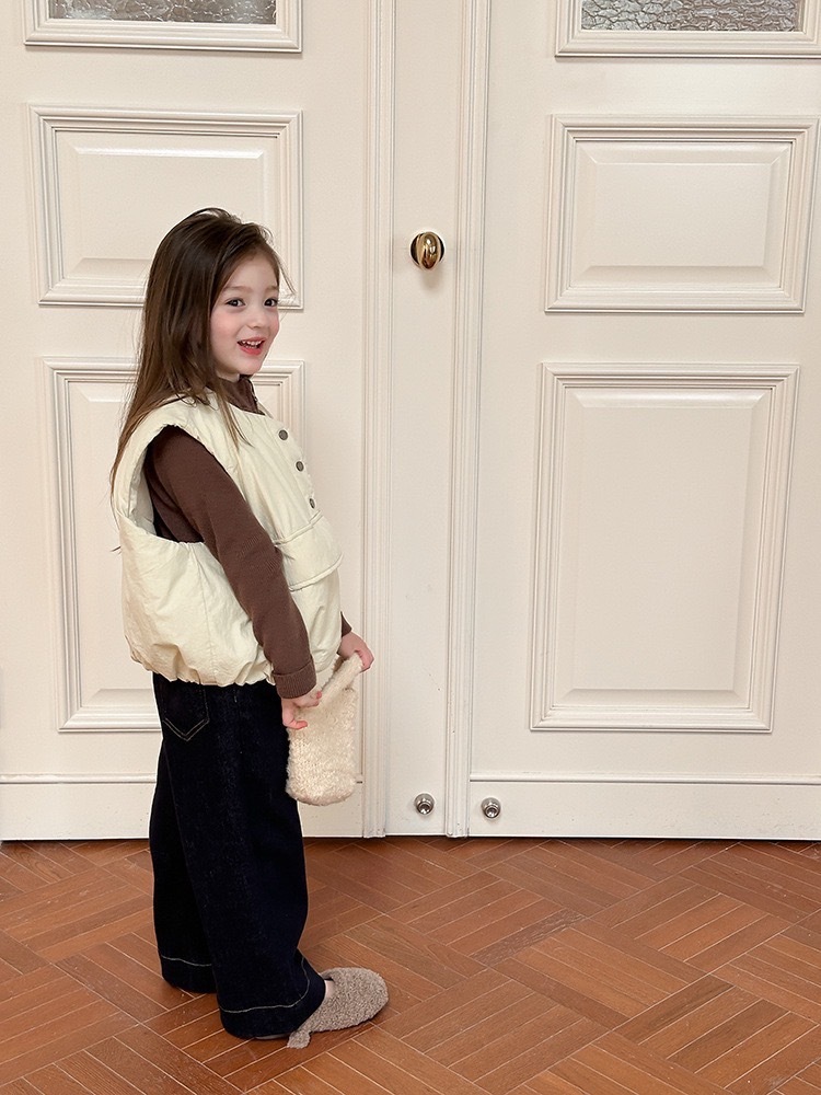 夾棉大口袋工裝背心