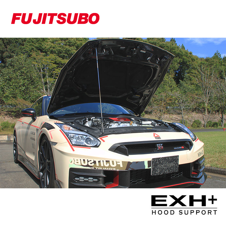FUJITSUBO 藤壺 EXH+ 鈦金屬引擎蓋頂桿 NISSAN GT-R R35