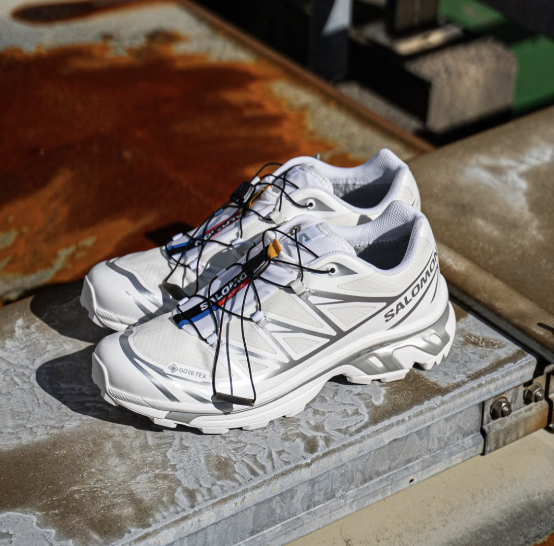 【APAIR】預購 Salomon Xt-6 Gore-Tex "White Silver" 白銀 機能鞋 抽繩 L47581100
