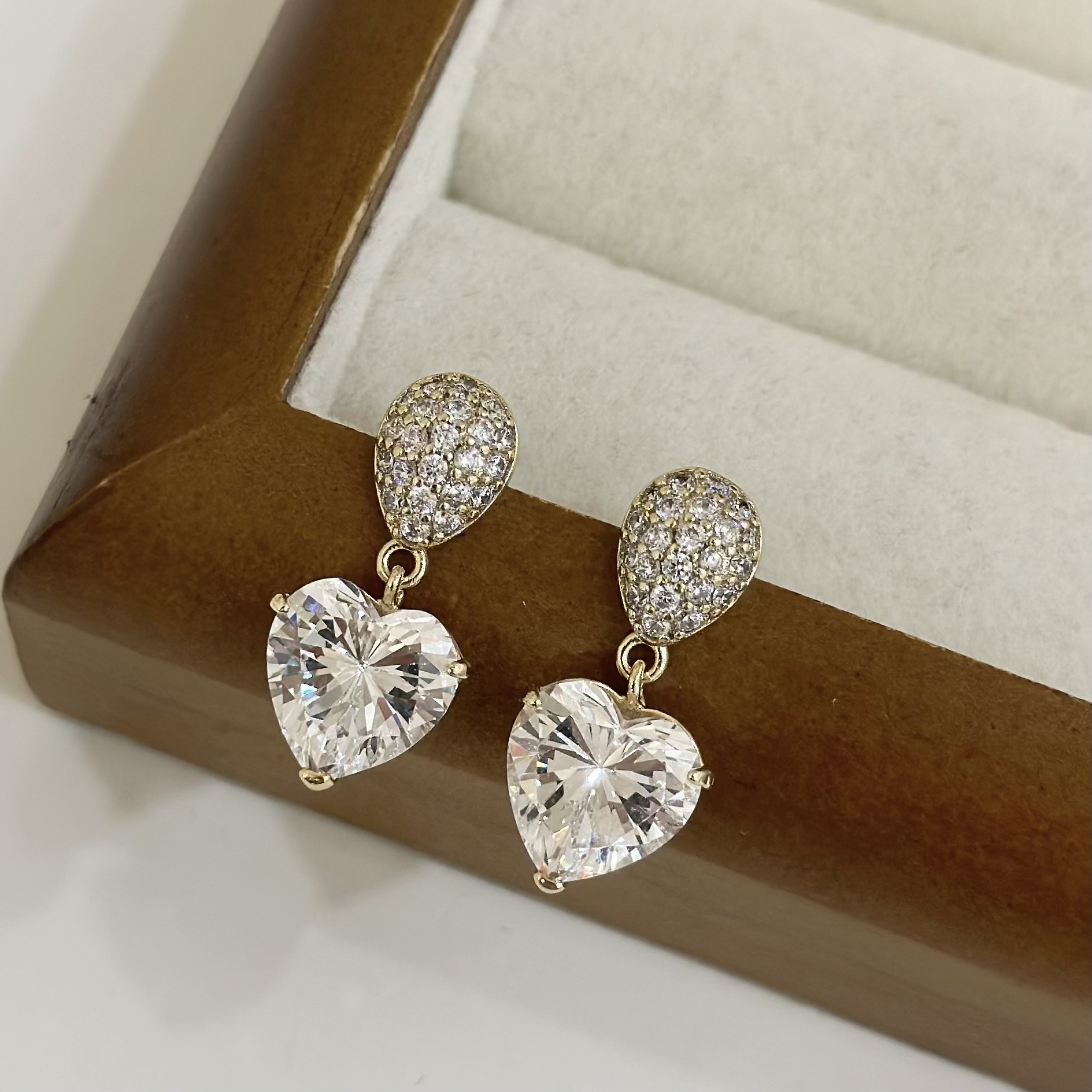 561滿鑽橢圓愛心垂吊