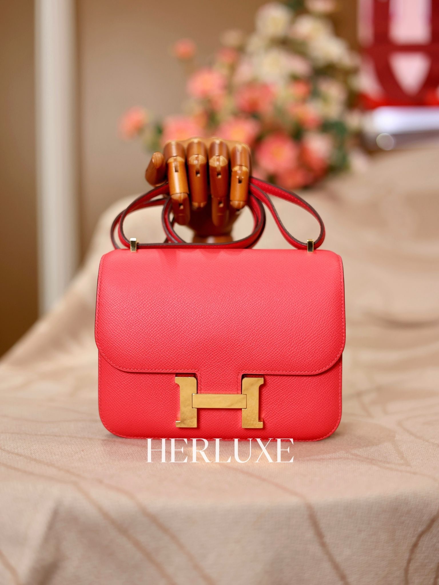 Constance mini i6 rose extreme cc epsom D 99% new