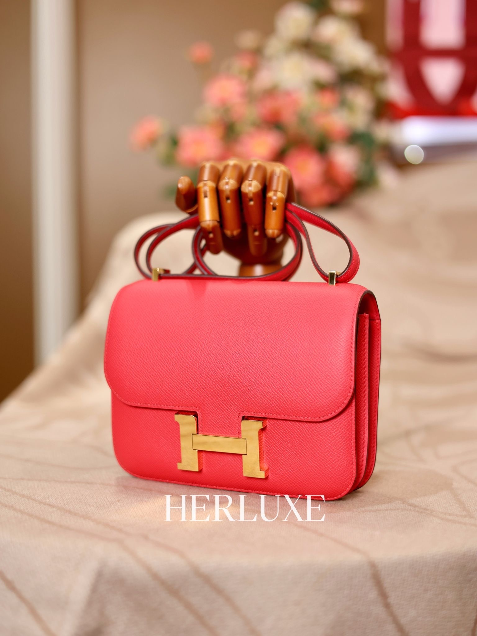 Constance mini i6 rose extreme cc epsom D 99% new