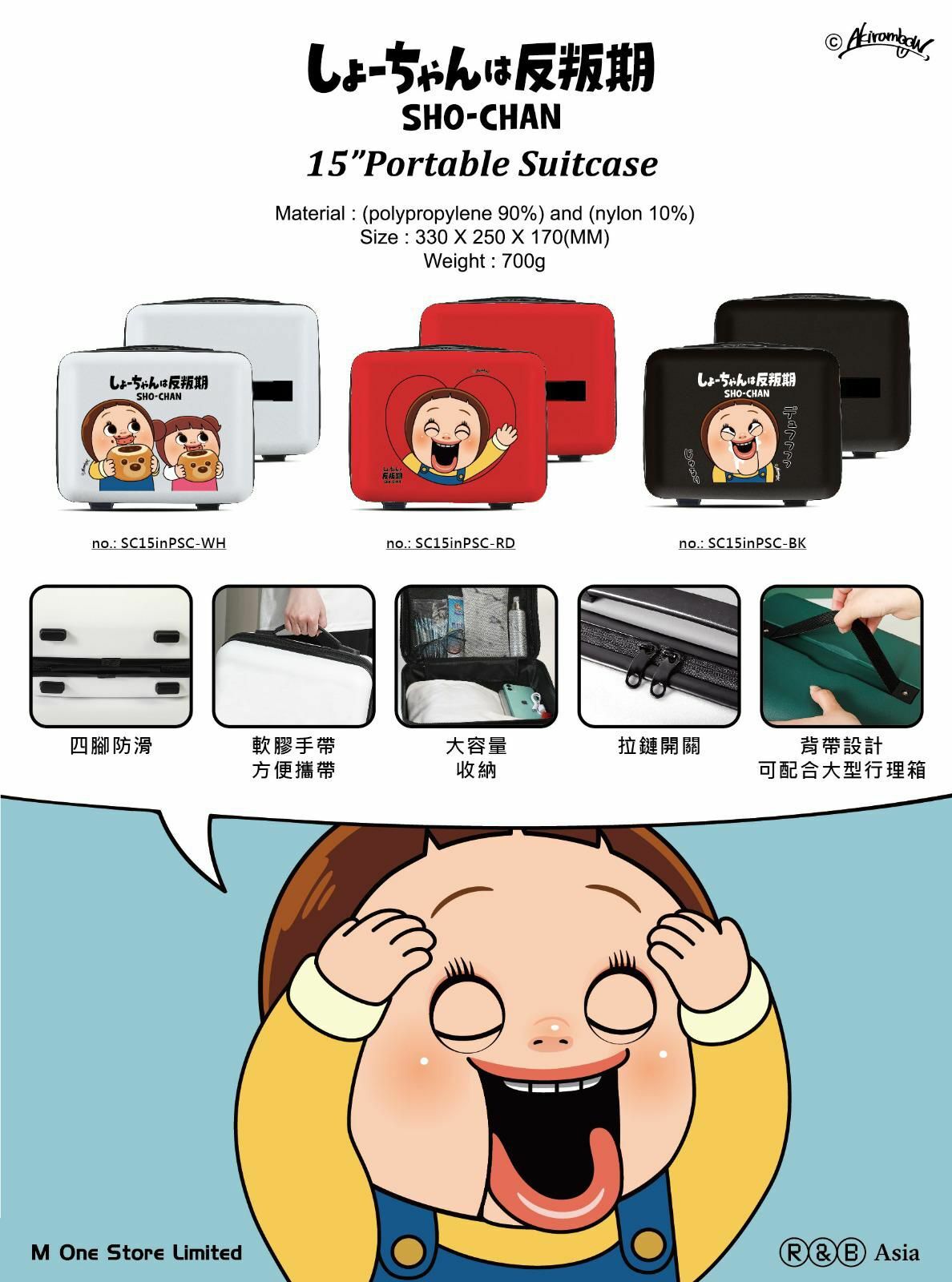 小燦 15吋手提行理喼