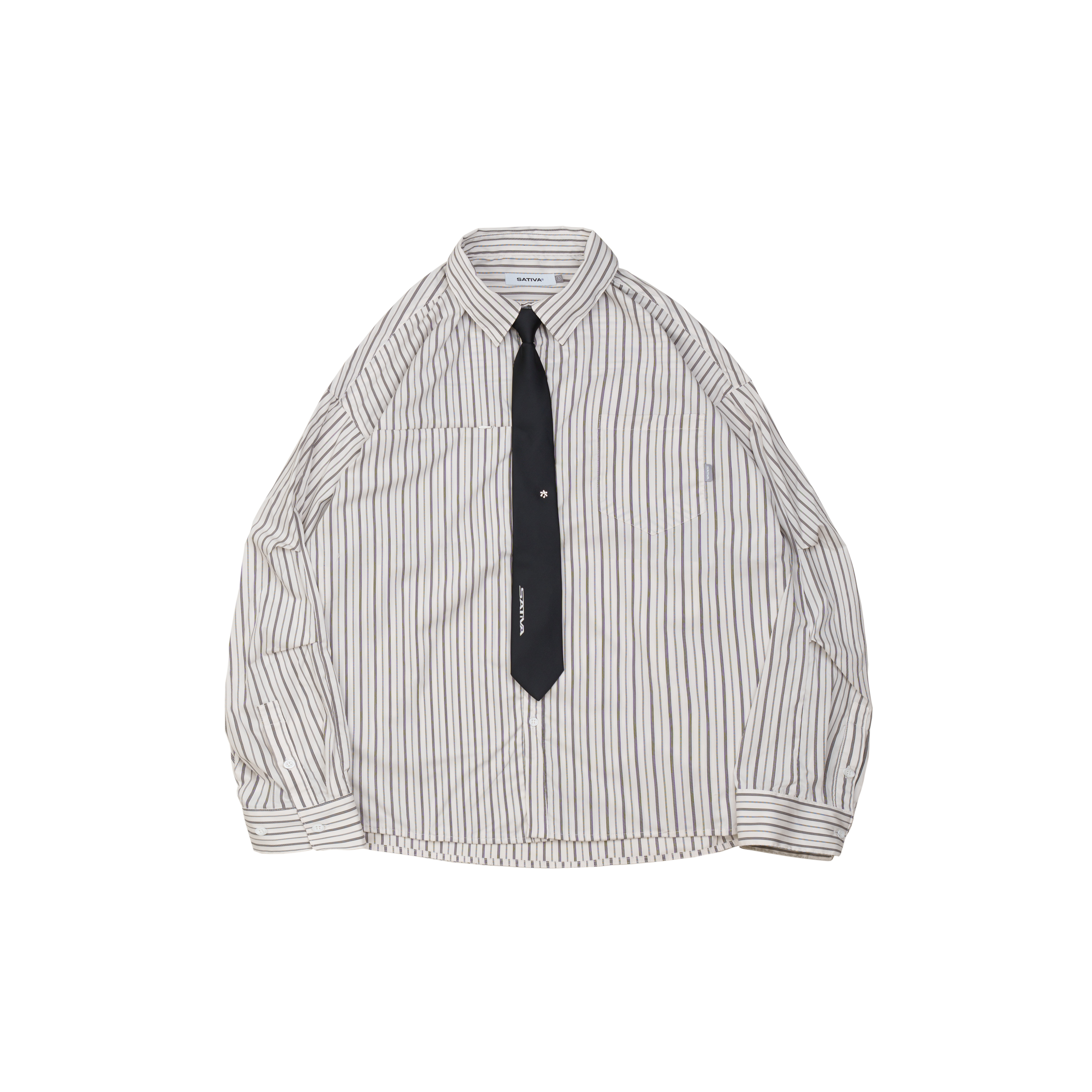 H.BK-03 “Emblematic” Pockets Shirt - White