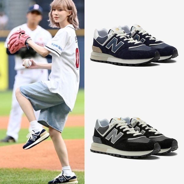 【IN-STOCK】New Balance 574 Legacy Navy Sea Salt aespa winter 著用款