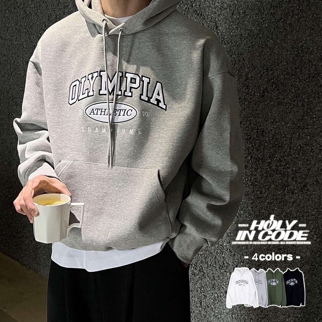 holy in code OLY 刺繡帽TEE 4色