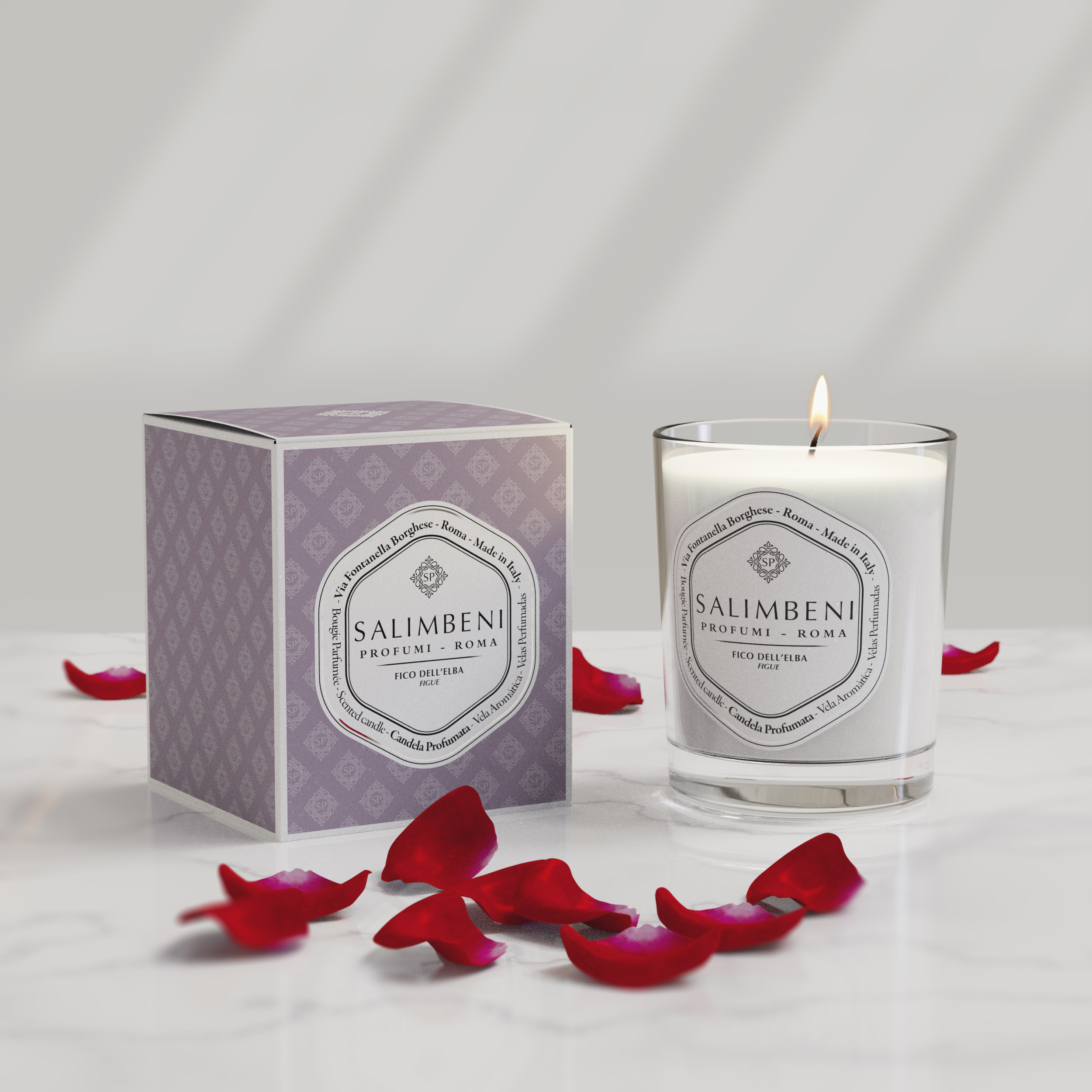 Salimbeni 厄爾巴島 無花果草莓葉香氛蠟燭 190g