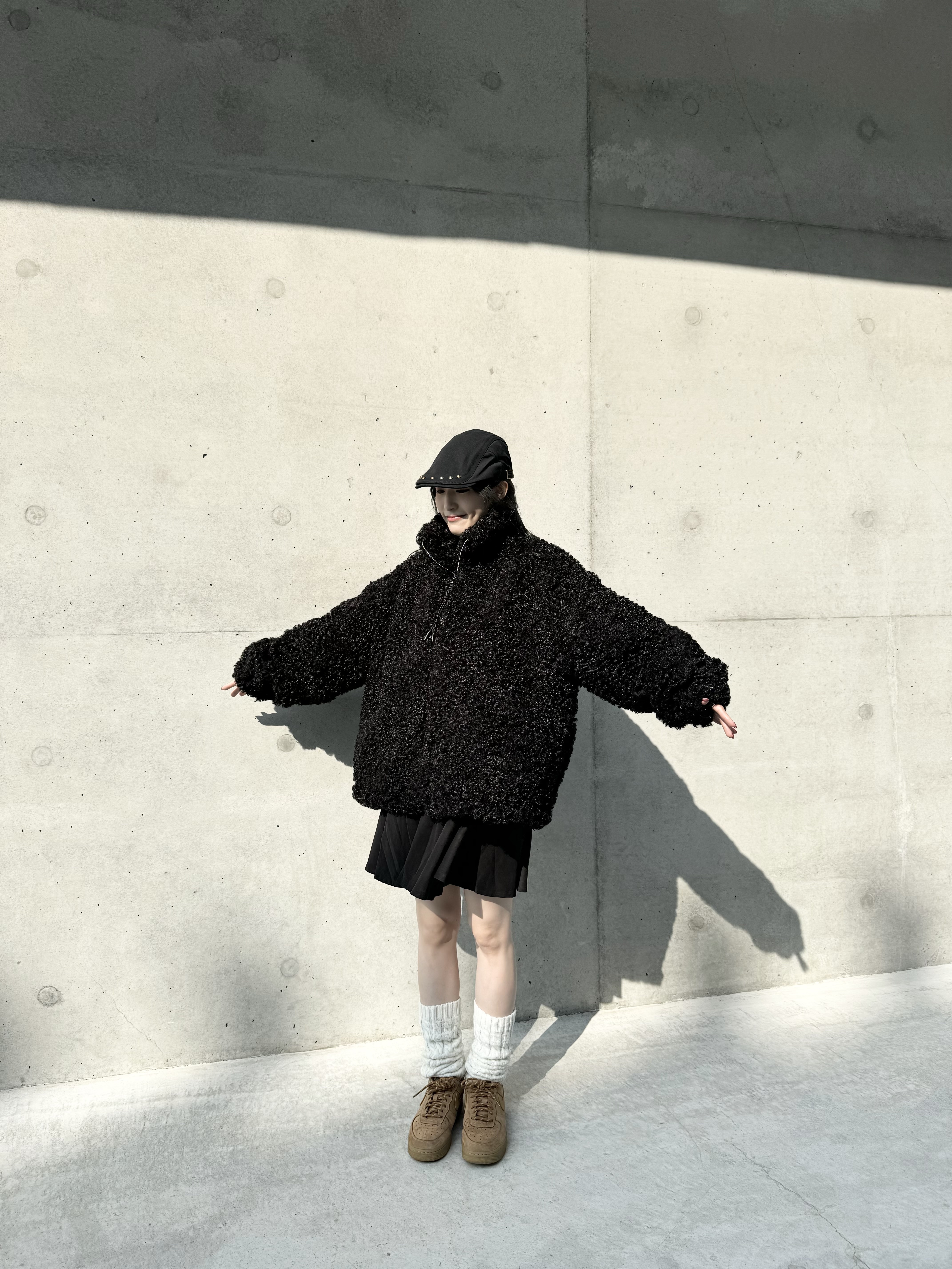 貴氣感長毛毛外套