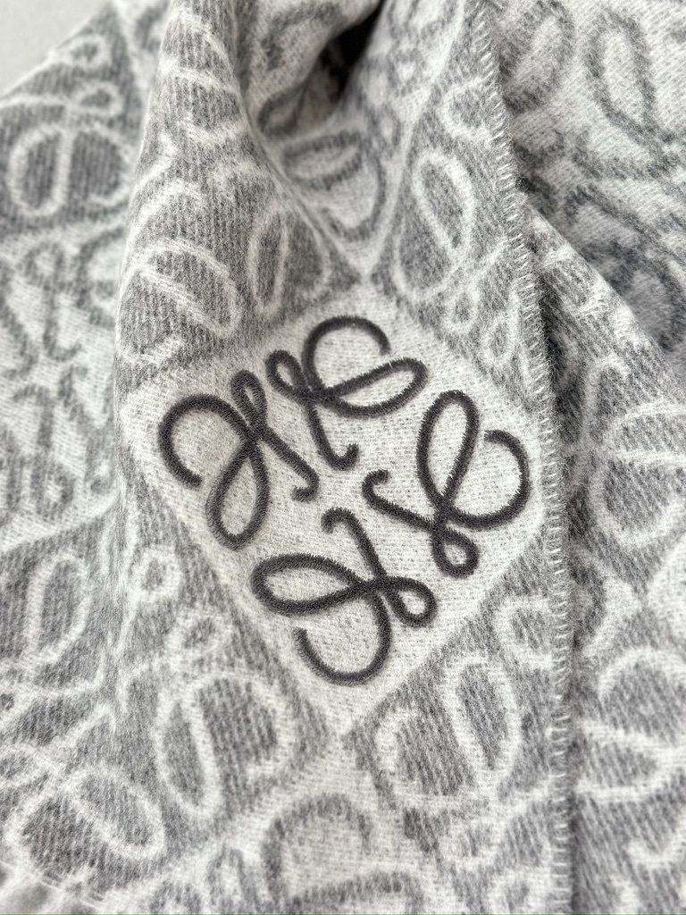LOEWE Anagram scarf in wool and cashmere