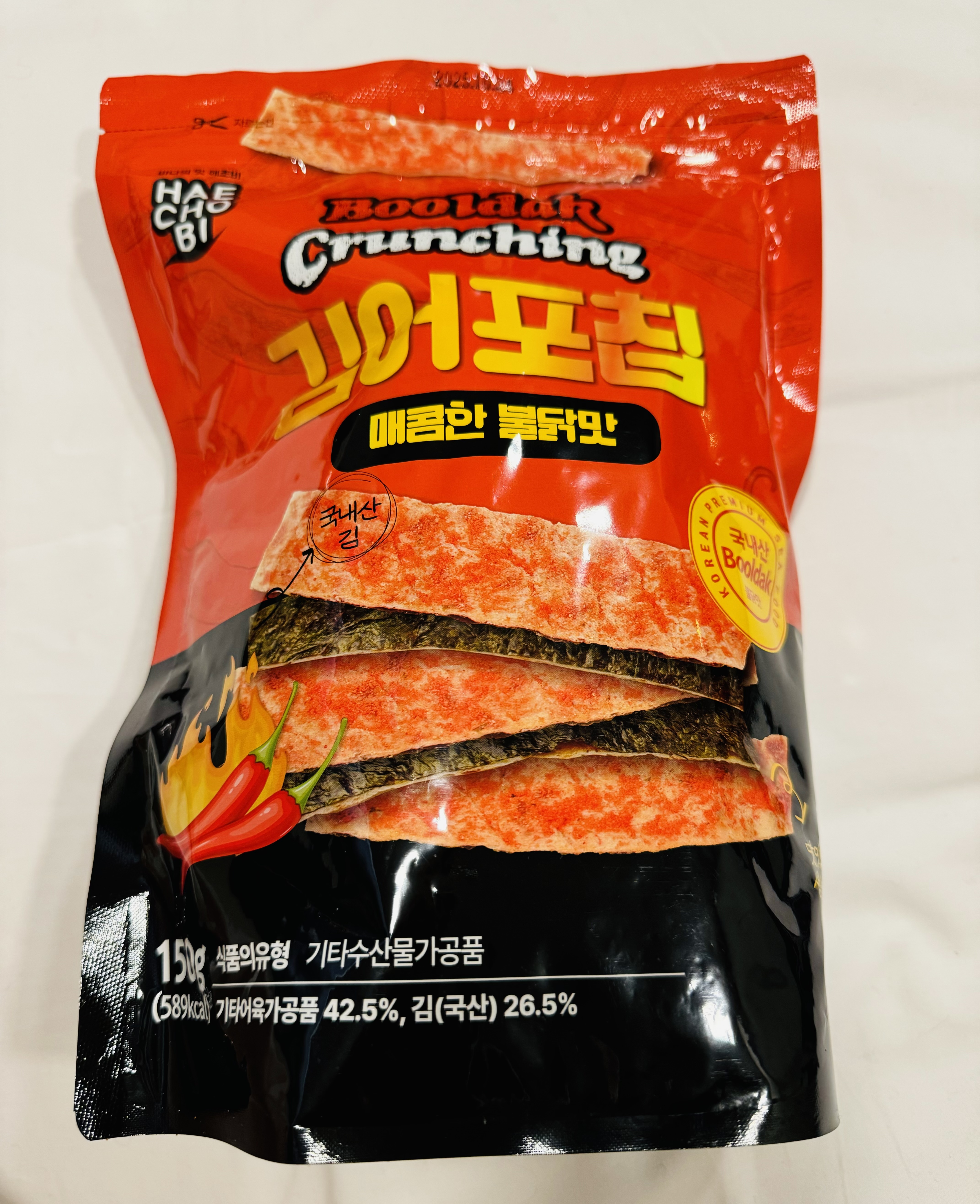 T10ST06辣味紫菜片*2包起$60/包