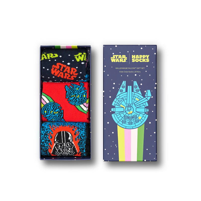 Happy Socks - 兒童襪 星際大戰禮盒 3 件套