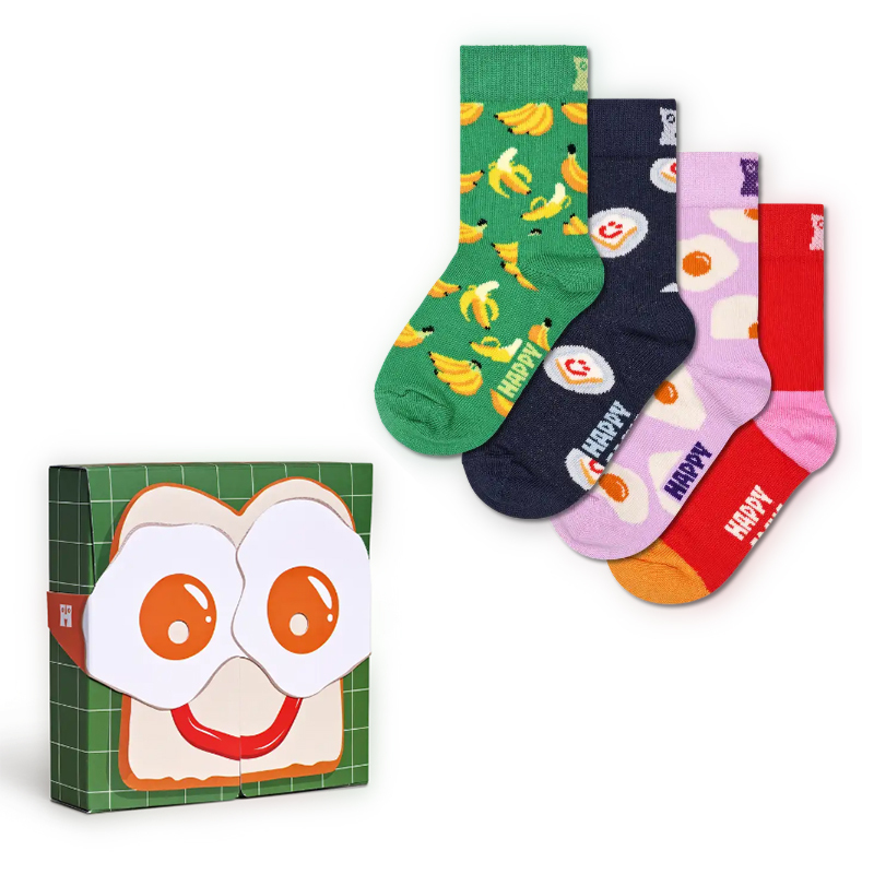 Happy Socks - 兒童襪 面具禮盒4件套