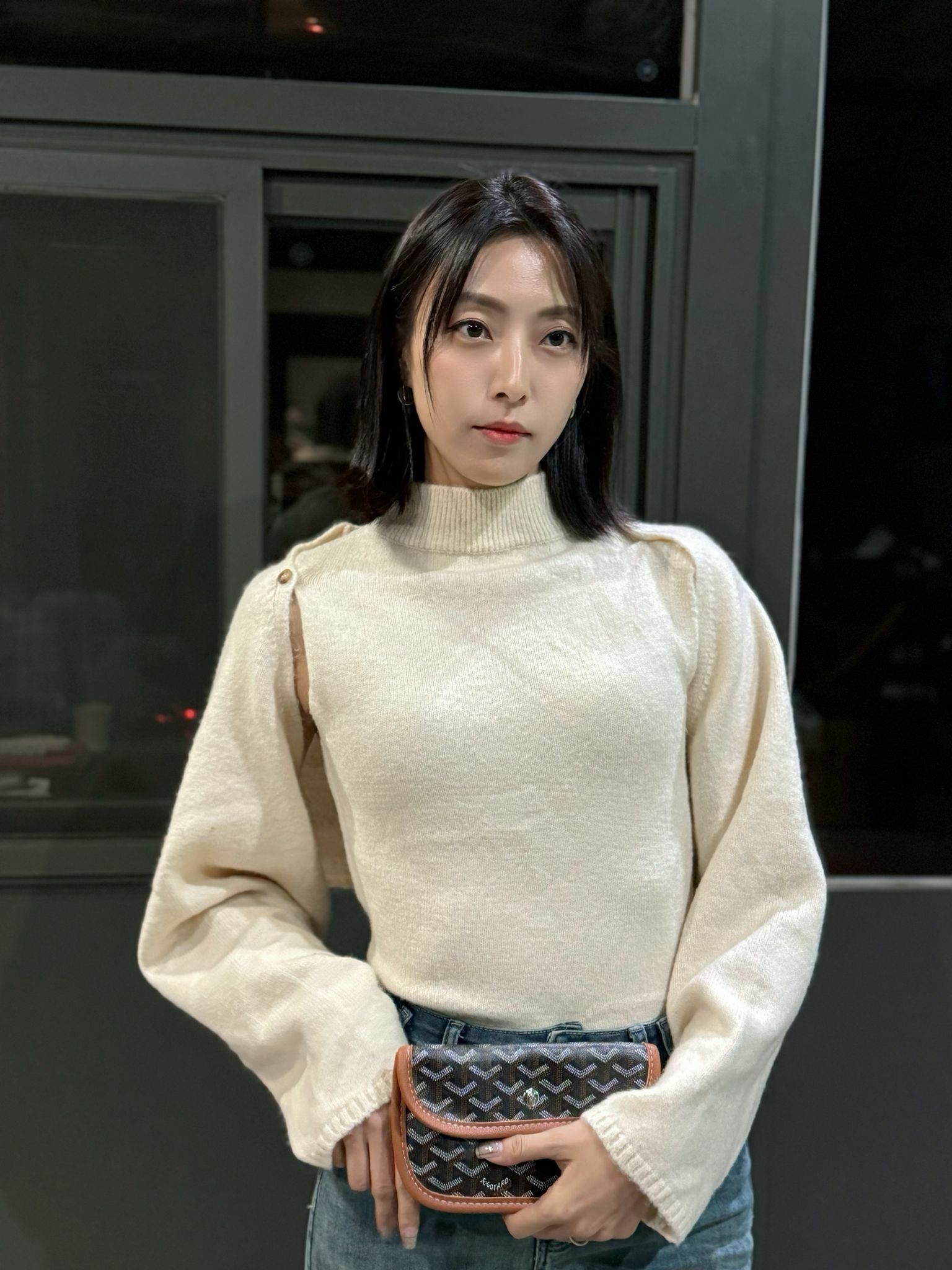 TOP#6675🤍披風軟針織套裝