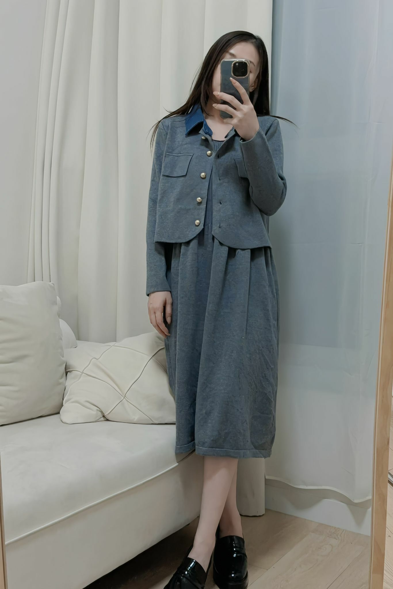 SET#6646🤍同針織外套裙套裝