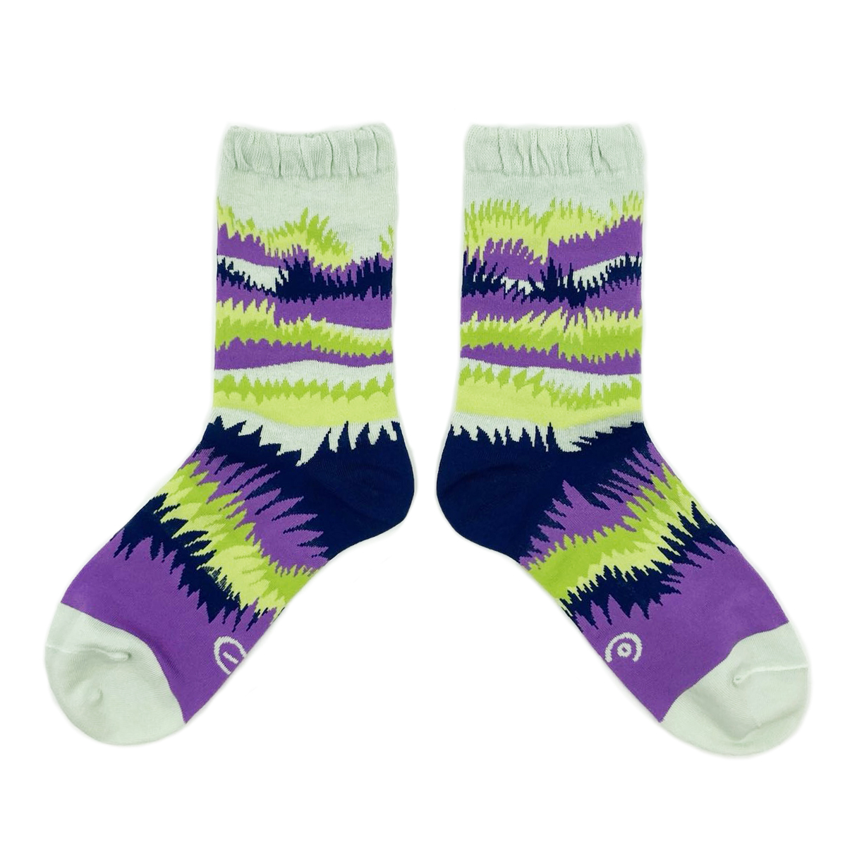 [Empty Cones] Lavender Wave Crew Socks