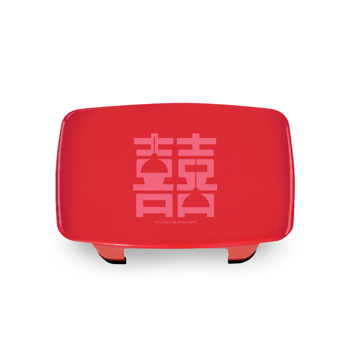紅A 【100%香港製造系列】長方形櫈 (紅)