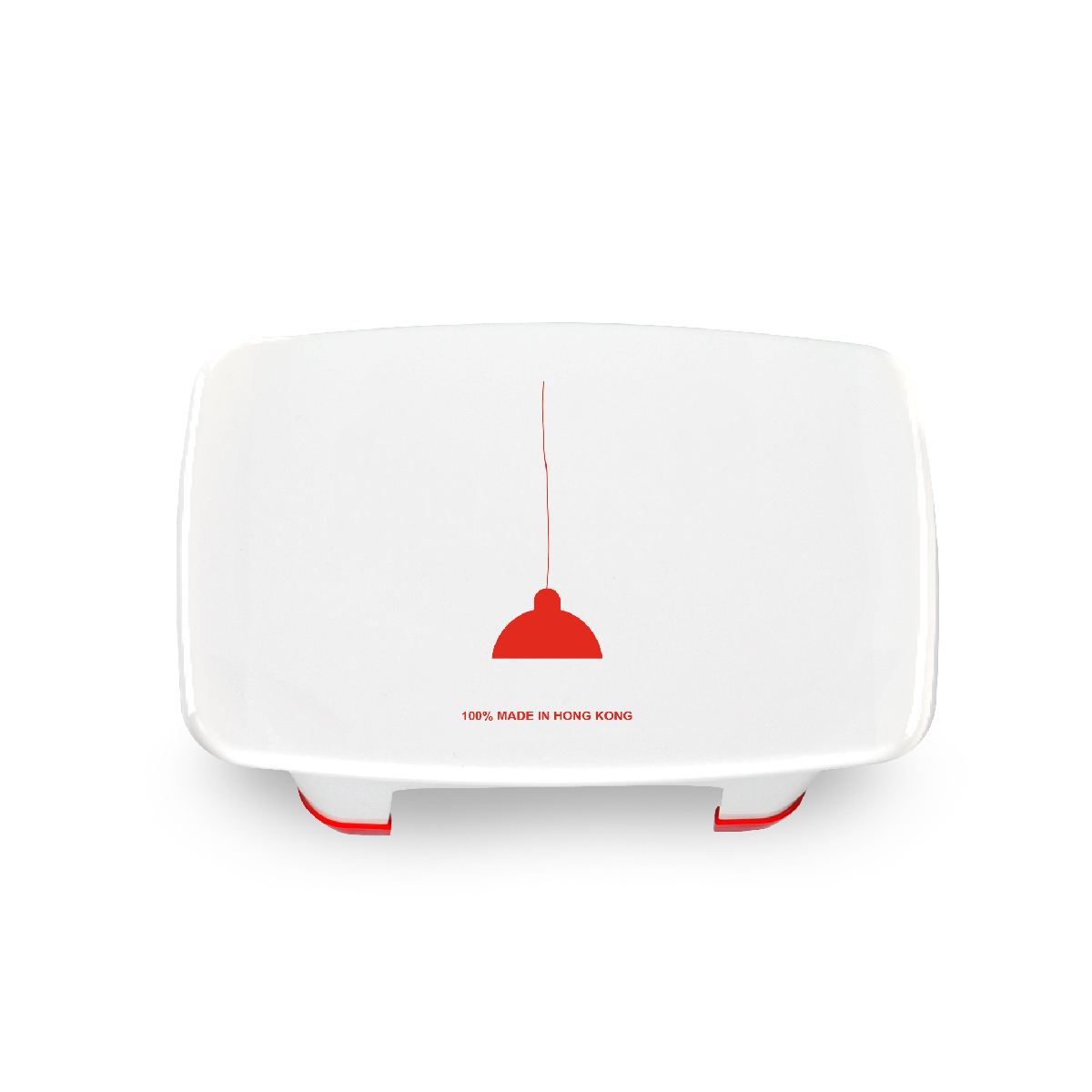 紅A 【100%香港製造系列】長方形櫈 (白)