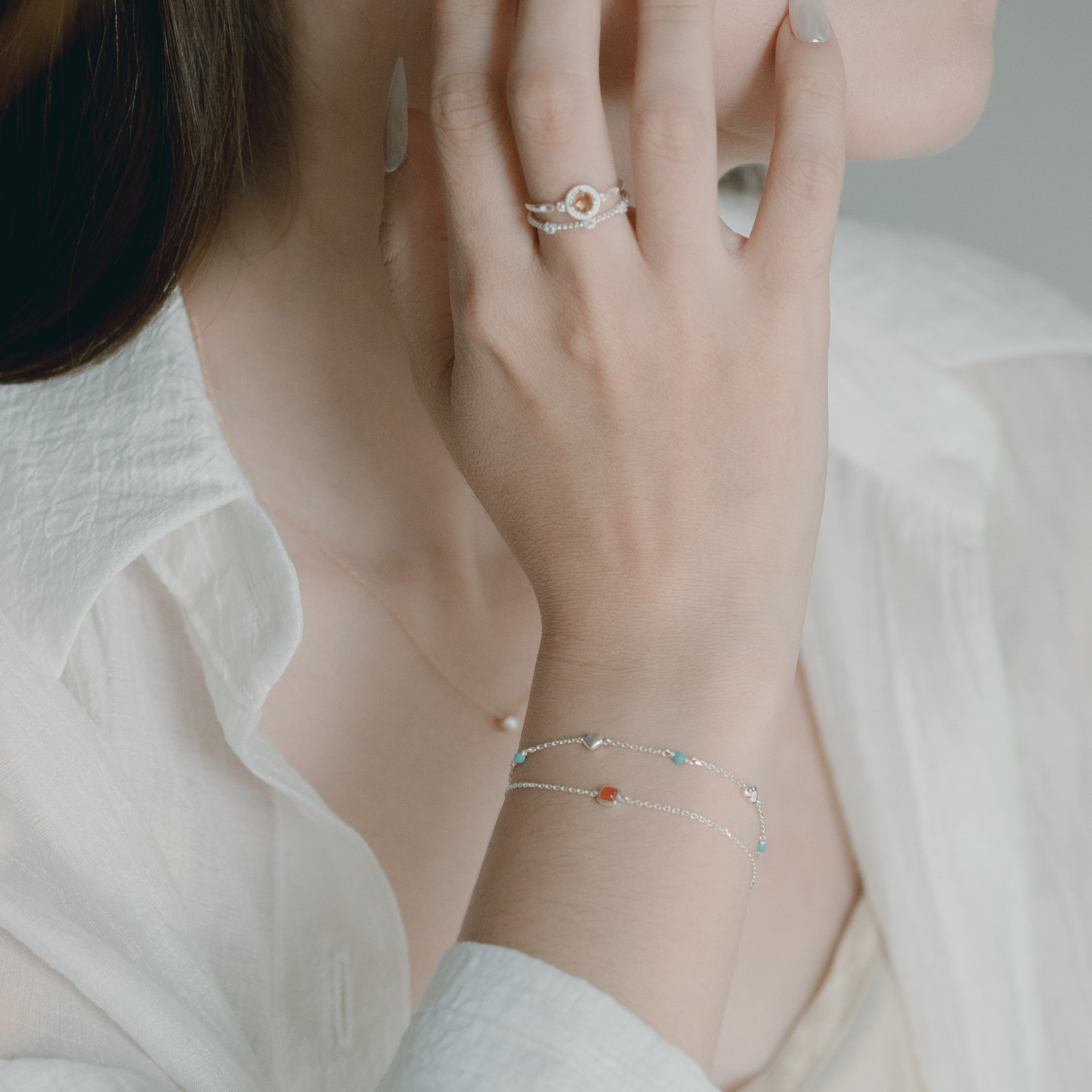 土耳其石heart手鏈