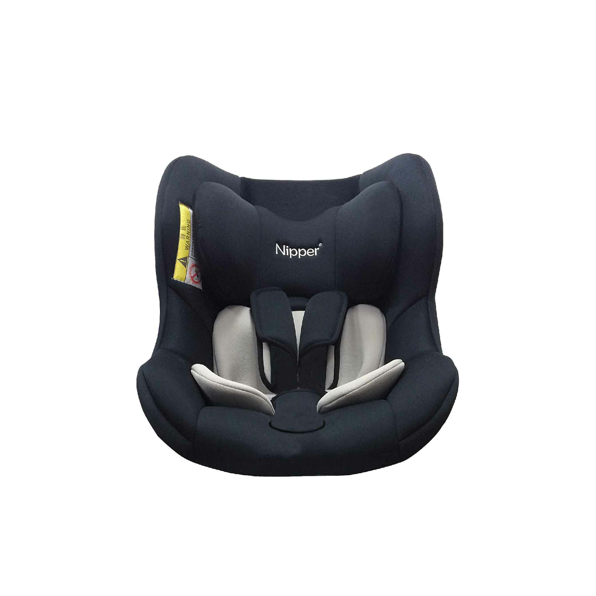 【Nipper】0-4歲 360度 ISOFIX 安全座椅替換布套-鋼琴黑