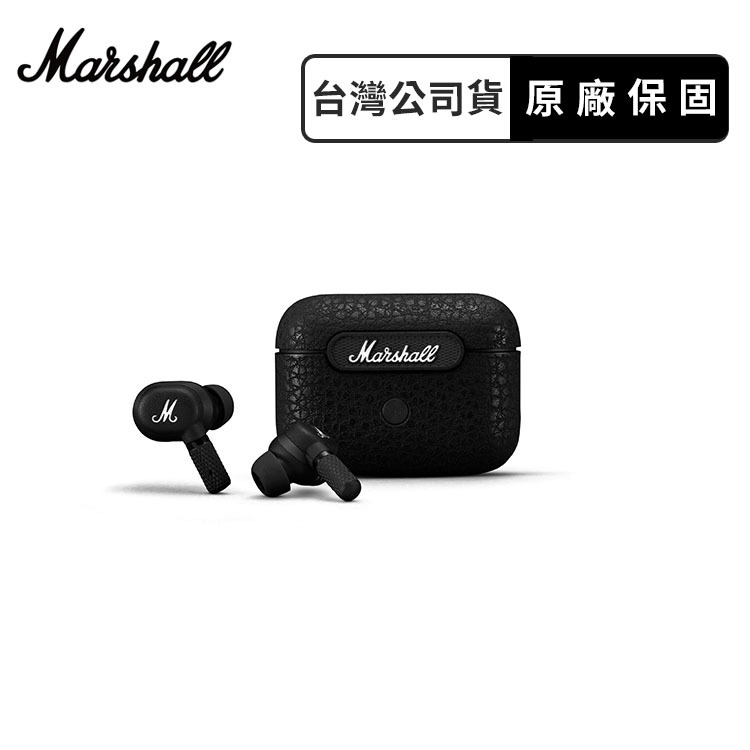 福利品出清【Marshall】Motif A.N.C. Black 真無線藍牙耳機