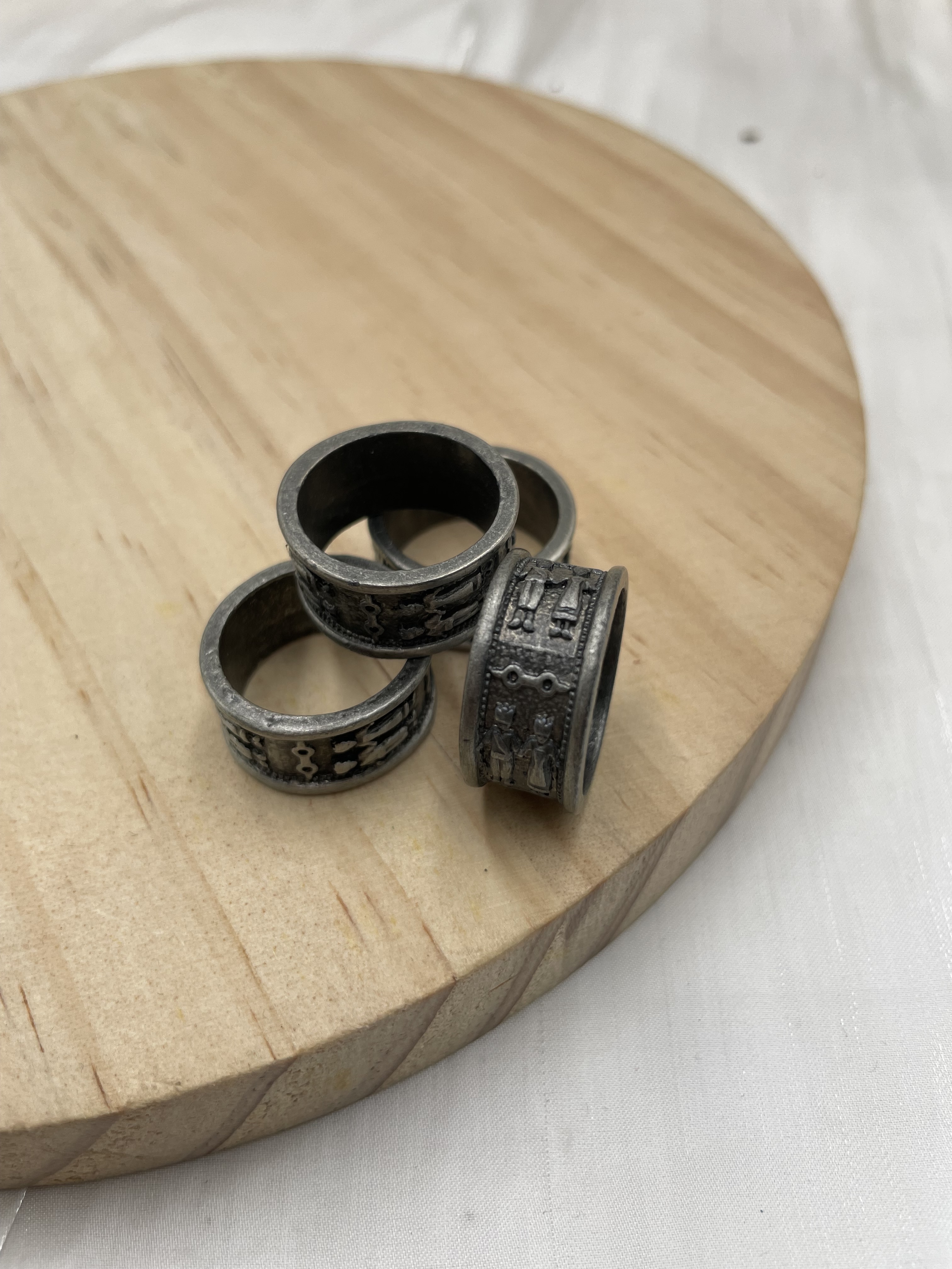 F-No.7 銀-圖騰戒指17cm