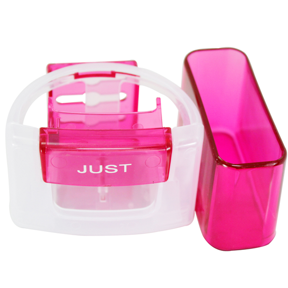 JUST多用途可迴轉車用手機冷飲架(粉紅) 出清破盤下殺 OMAX歐妹思購物網