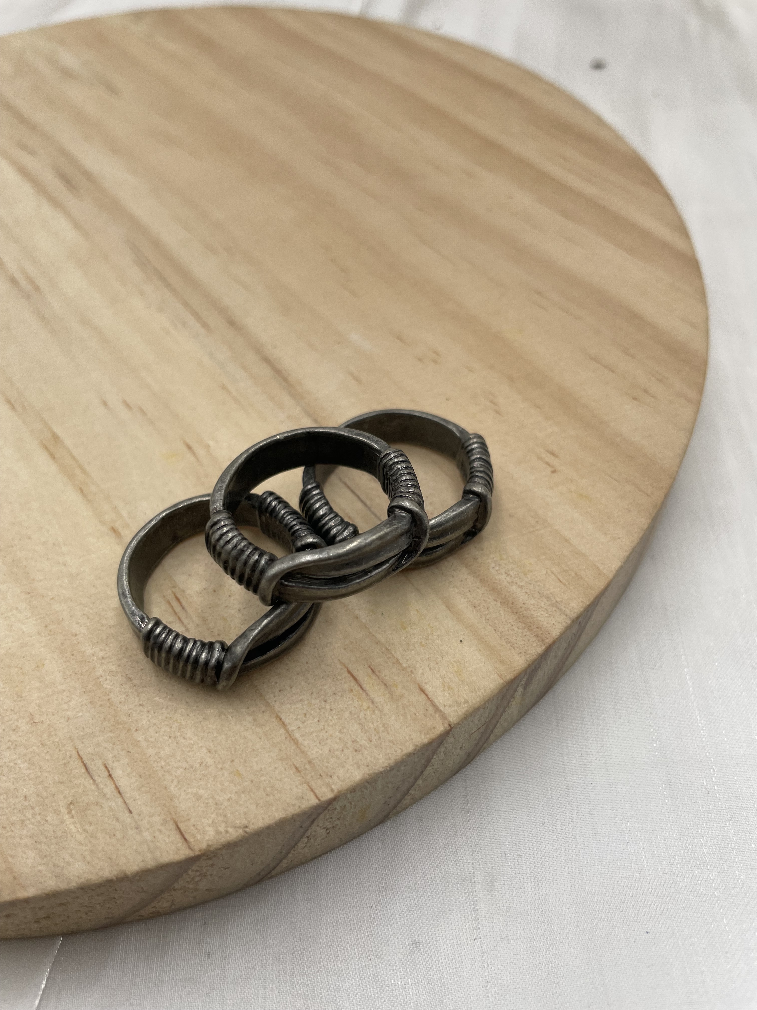 F-No.8 銀-10圈戒指17cm