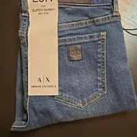 [S] ARMANI EXCHANGE SUPER SKINNY MID RISE,DENIM, 8NYJO1-Y1TBZ-1500 [FINAL SALE] (SAX165)
