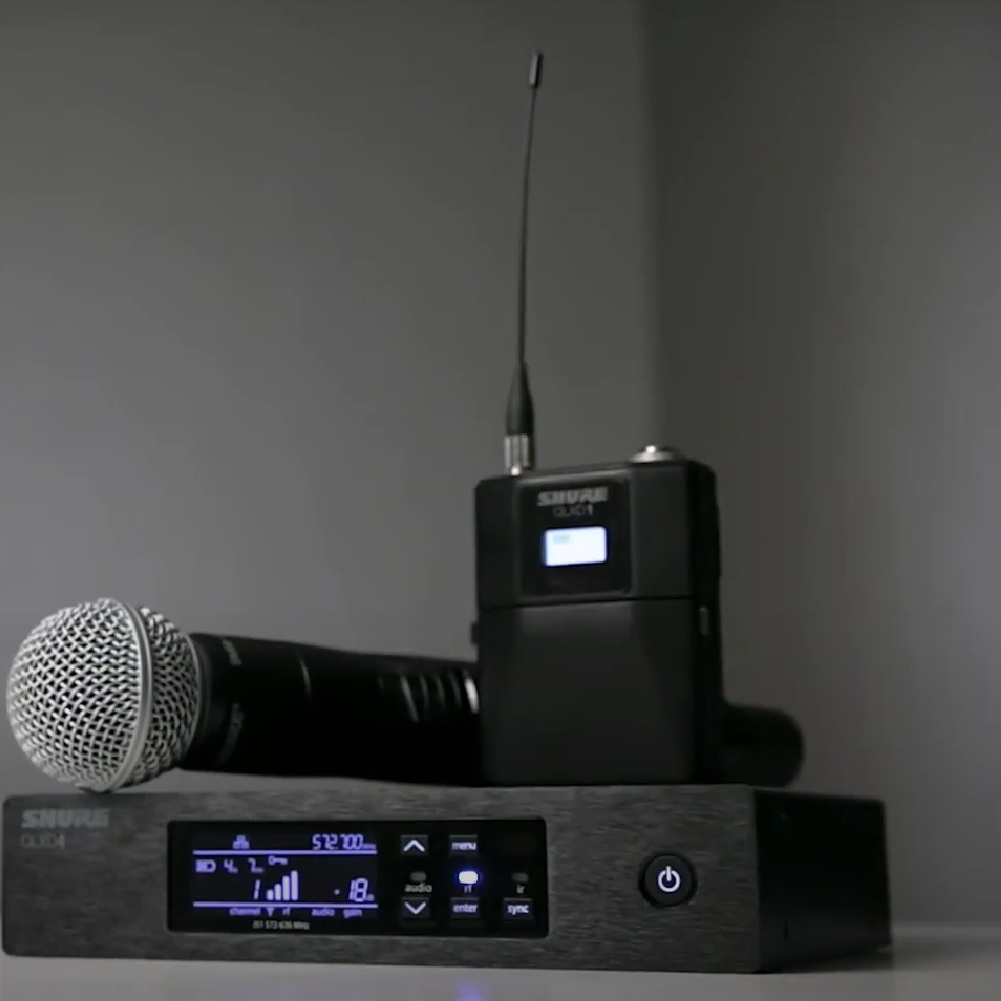Shure Shure / QLXD 系列 無線領夾/頭戴傳輸系統 (QLXD14)(WL185、WL183、SM35等多種領夾/頭戴音頭可選配) 第 4 張圖片｜三峽配件 / 週邊