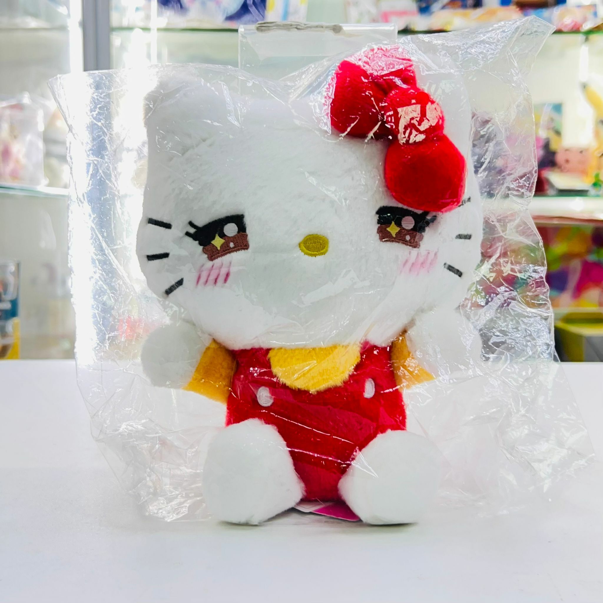 Sanrio Hello Kitty Various Faces  Plush Toy S (Red)