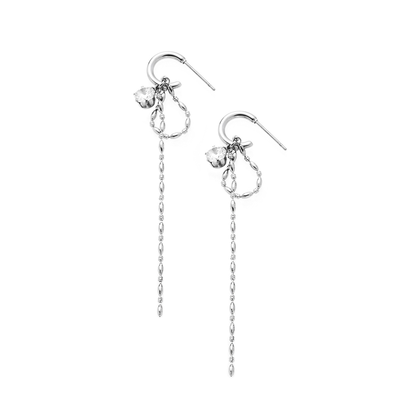 平價飾品,鋼飾,垂墜耳環