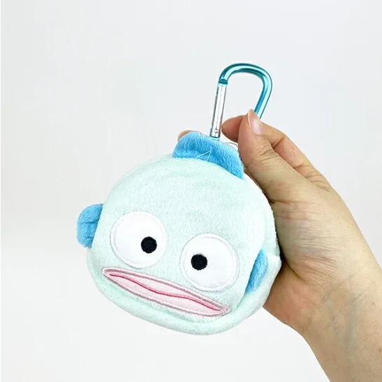 Sanrio Hangyodon Carabiner Mini Pouch - Green