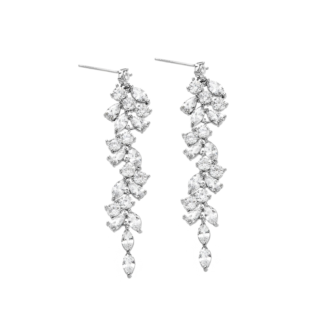 平價飾品,鋯石,垂墜耳環