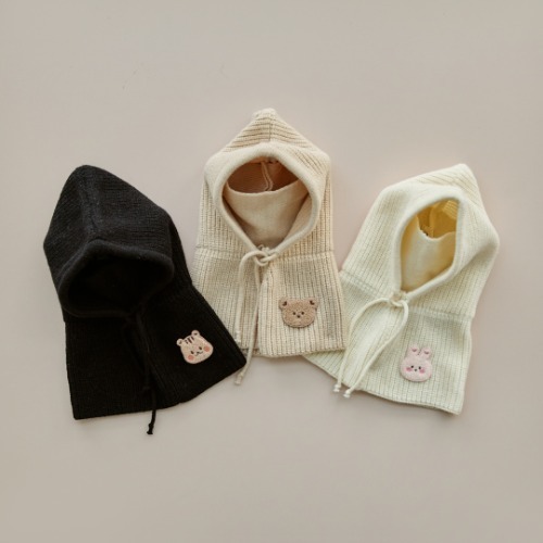 24F/W 可遮面式針織巴拉克拉法帽