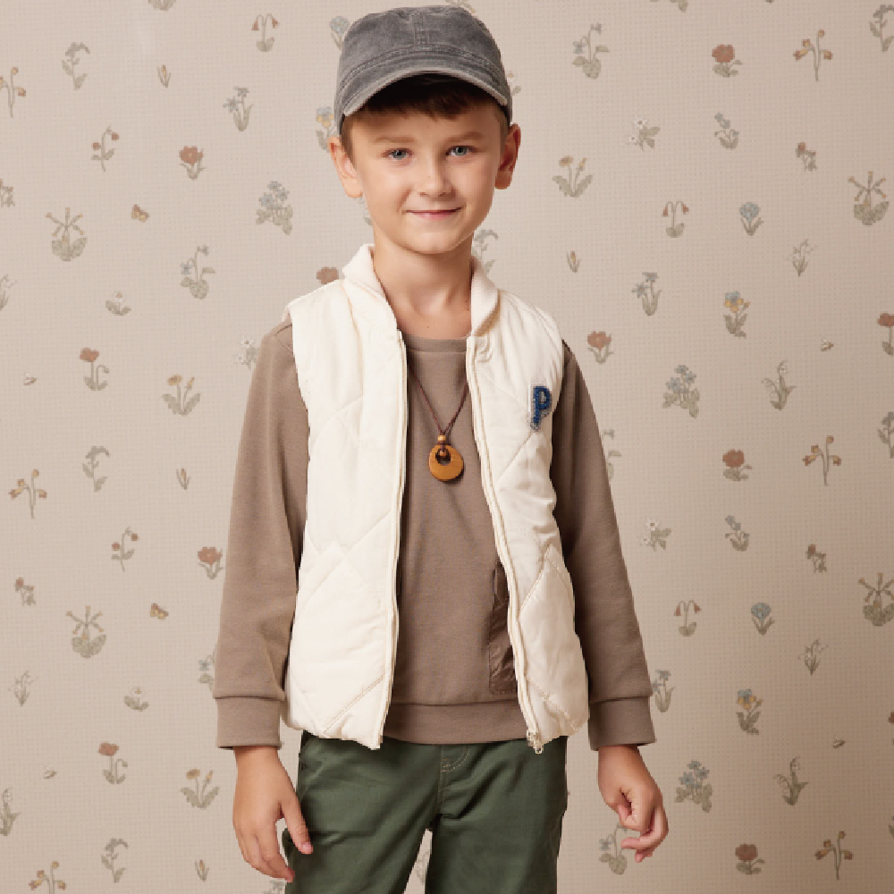 PIPPY休閒風下擺雙口袋棉質圓領長袖上衣 綠