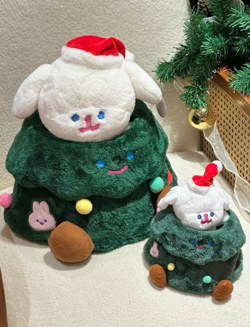 #現貨 正版聯名 RICO小狗 聖誕樹公仔玩偶 娃娃 可藏禮物