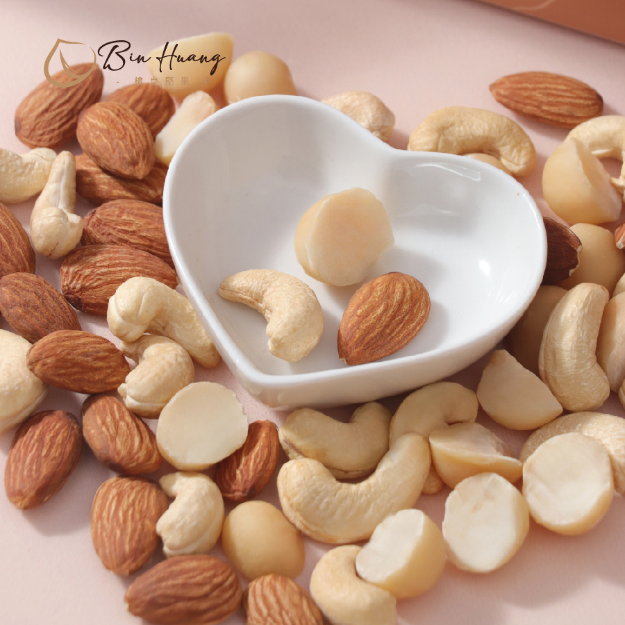 紫璽7號禮盒|松露腰果210g+松露杏仁果210g+松露夏威夷果210g