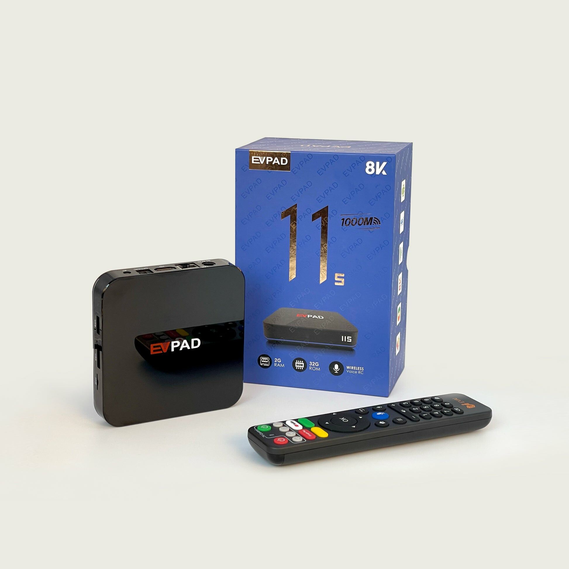 EVPAD 11S 2+32GB 8K ANDROID BOX 旗艦智能易播盒子 香港行貨