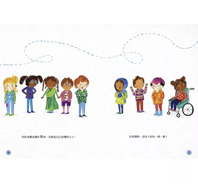 【小魯文化】身體的界線：兒童自我保護繪本