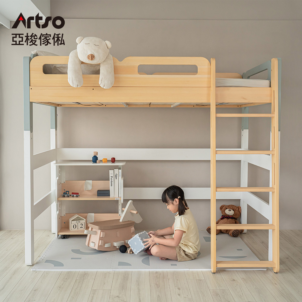 【Artso亞梭傢俬】HUGGE檜木高架床