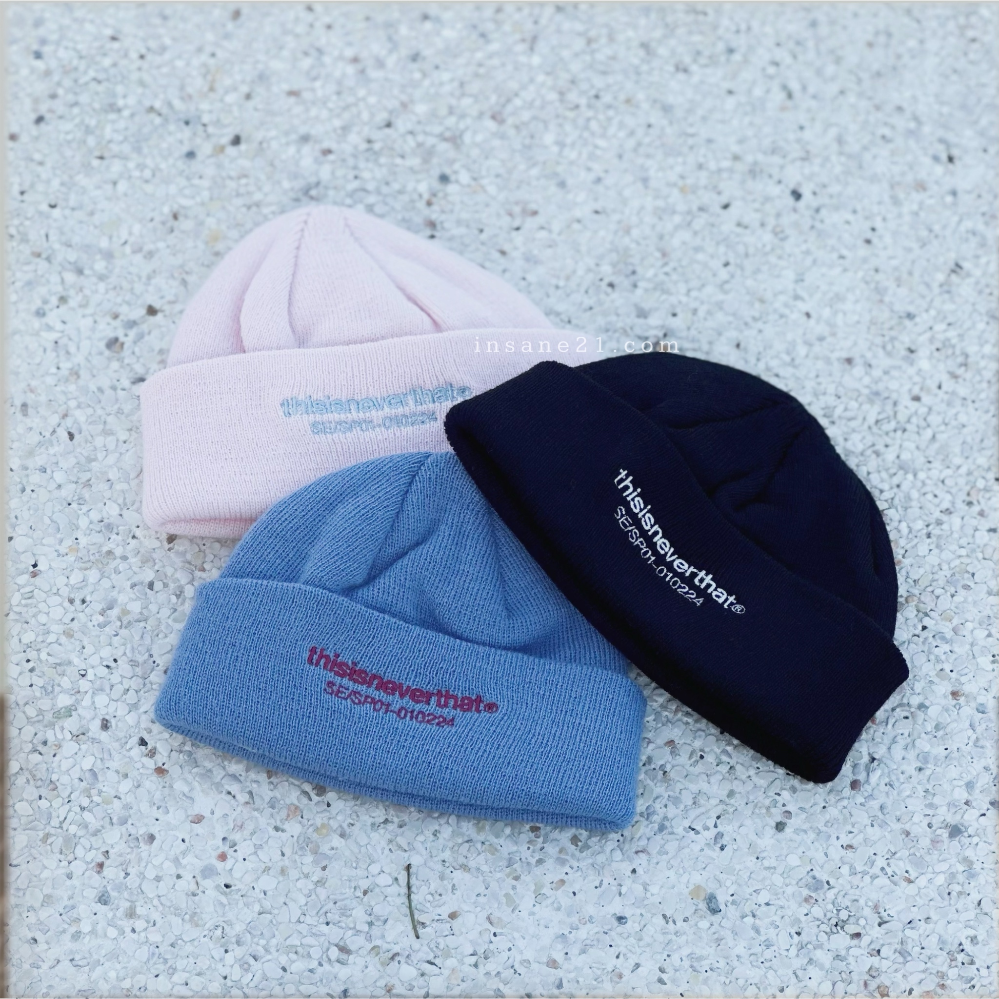 THISISNEVERTHAT 正面刺繡字體 毛帽 帽子 保暖