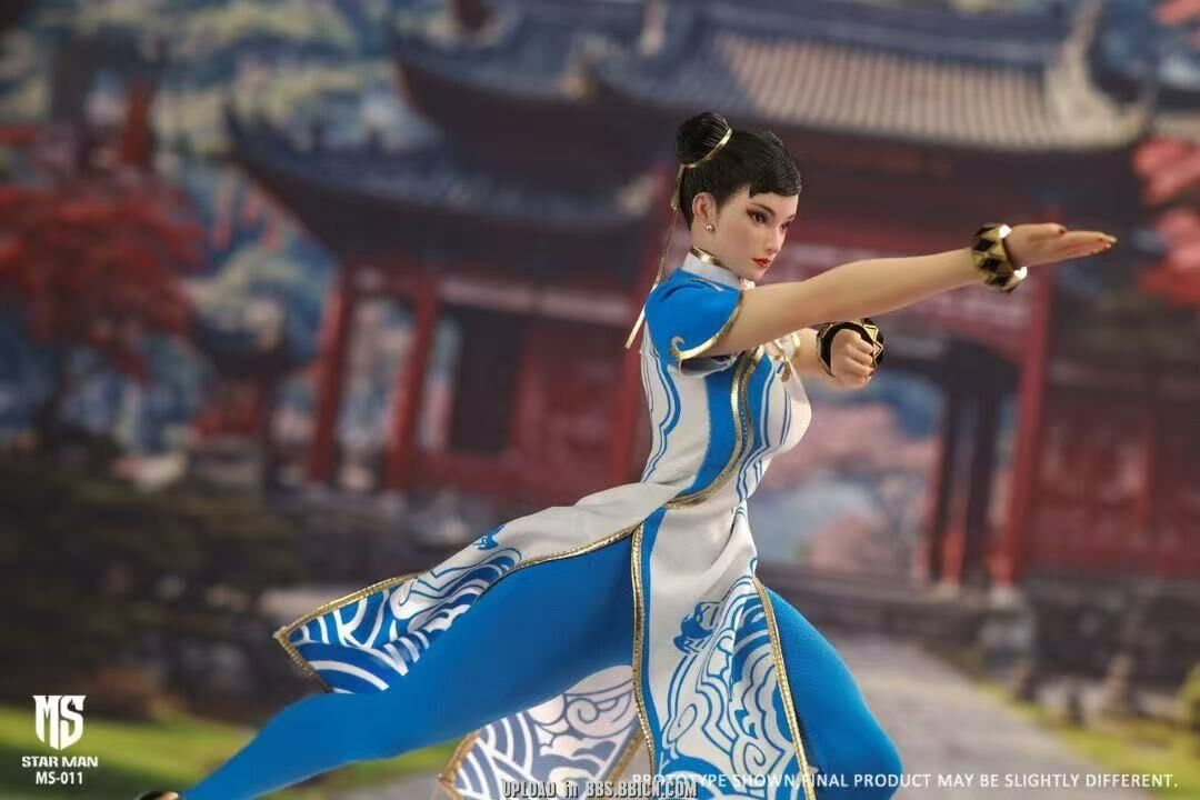STAR MAN MS01 1/6 Street Fighter Chun Li 春麗女格斗家藍色雲