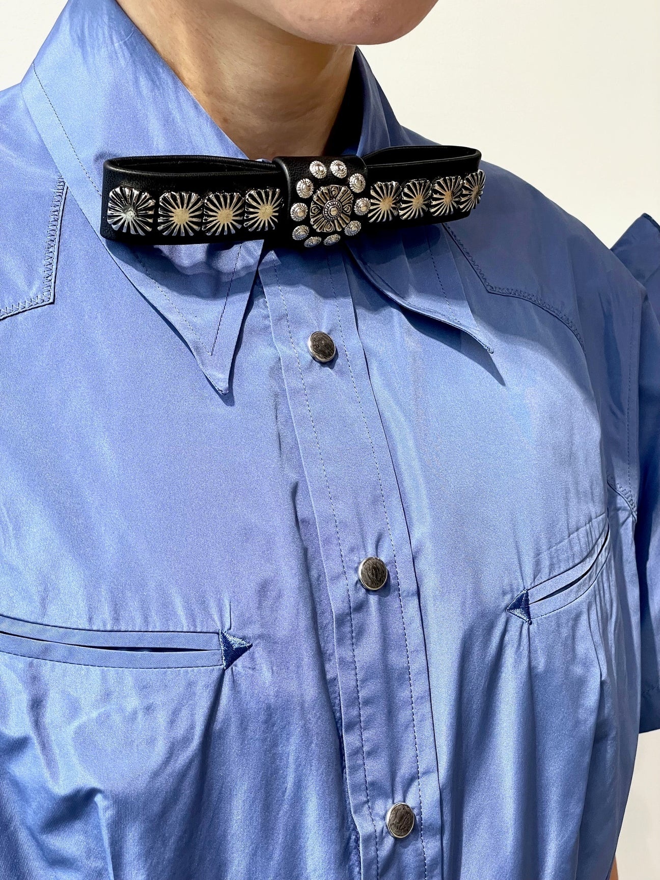 TOGA TOO / Metal ribbon clip tie