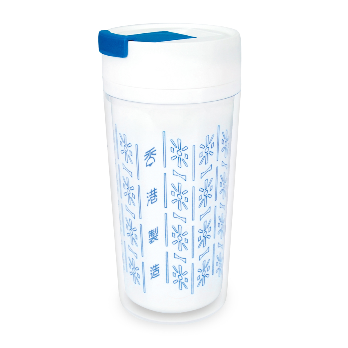 紅A 【100%香港製造系列】雙層杯(藍)