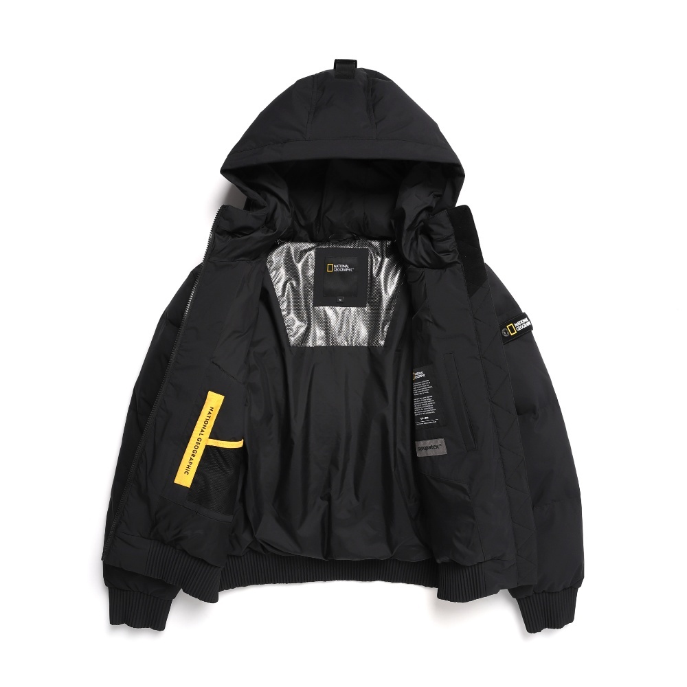 Women's MALLARD Short Duck Down Jacket - CARBON BLACK