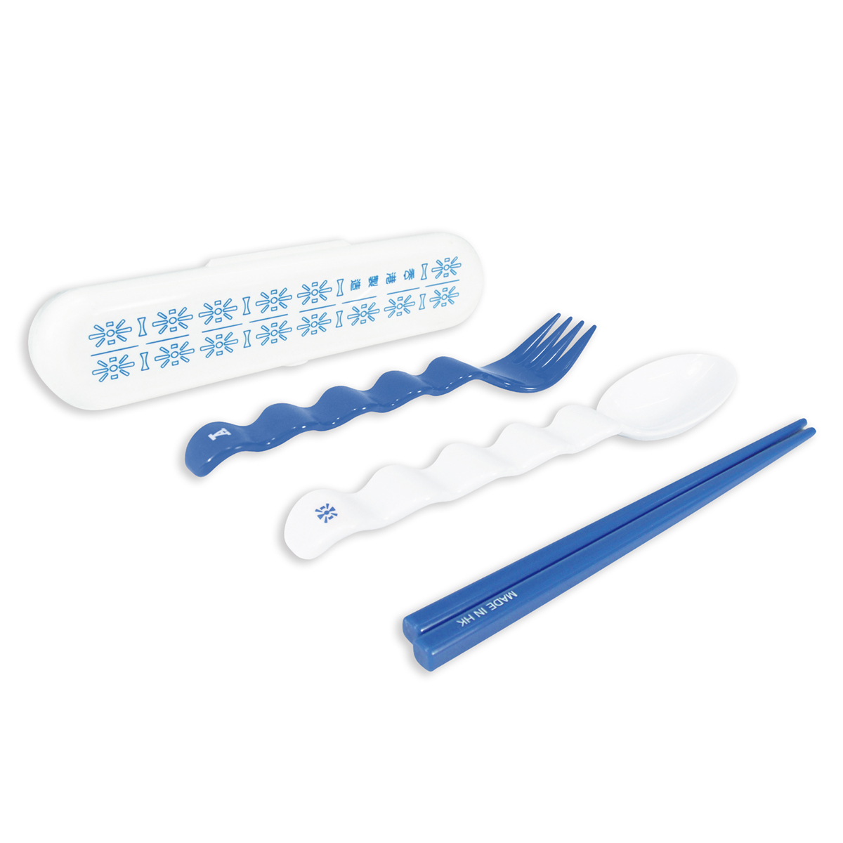 紅A 【100%香港製造系列】餐具組(藍)